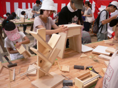 夏休み企画「木工教室」
