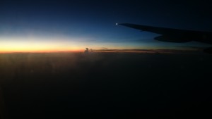 飛行機夜景